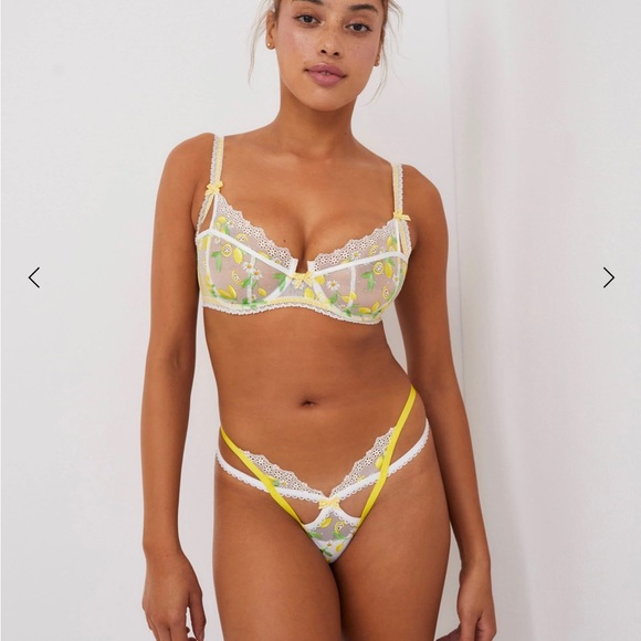 NWT For Love & Lemons Daisy Bra XXS Cottagecore Coquette Whimsical Festival - Picture 2 of 7